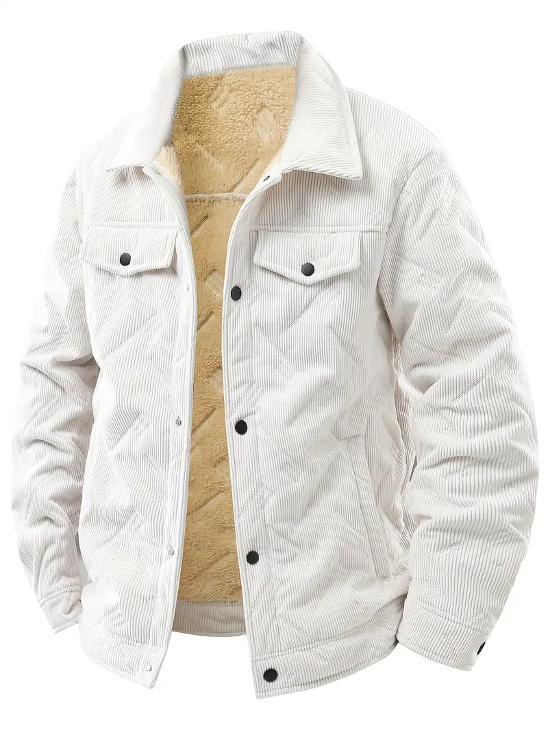 Men's Heavyweight Corduroy-Style Jacket