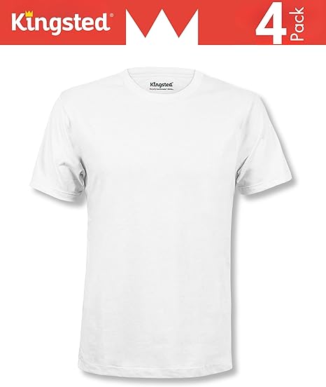 Kingsted T-Shirts for Men Pack - Royally Comfortable - Super Soft Premium Fabric - Well-Crafted Classic Tee