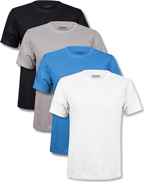 Kingsted T-Shirts for Men Pack - Royally Comfortable - Super Soft Premium Fabric - Well-Crafted Classic Tee