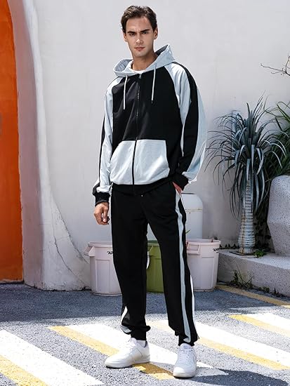 LL Track Suits Mens Sweatsuits for Men Jogging Suits 2 Piece Set Hoodie Outfits
