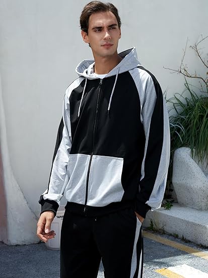 LL Track Suits Mens Sweatsuits for Men Jogging Suits 2 Piece Set Hoodie Outfits