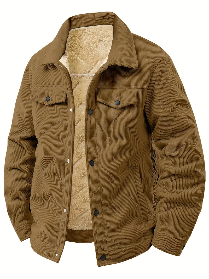 Men's Heavyweight Corduroy-Style Jacket