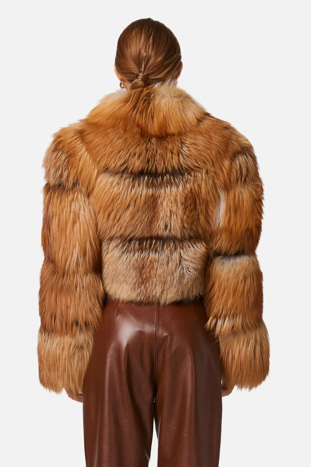 Jachetă din blană de vulpe polară 2093