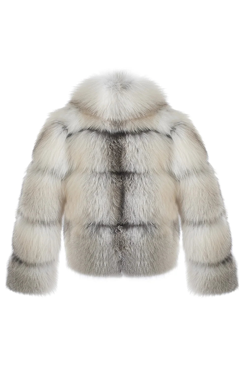 Jacheta din vulpe polară Fawn Light cu guler 2099