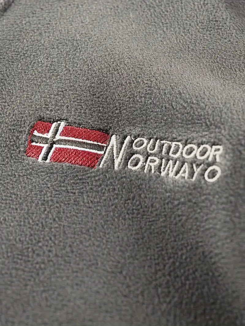 Men'S Winter Fleece Jacket with Hood