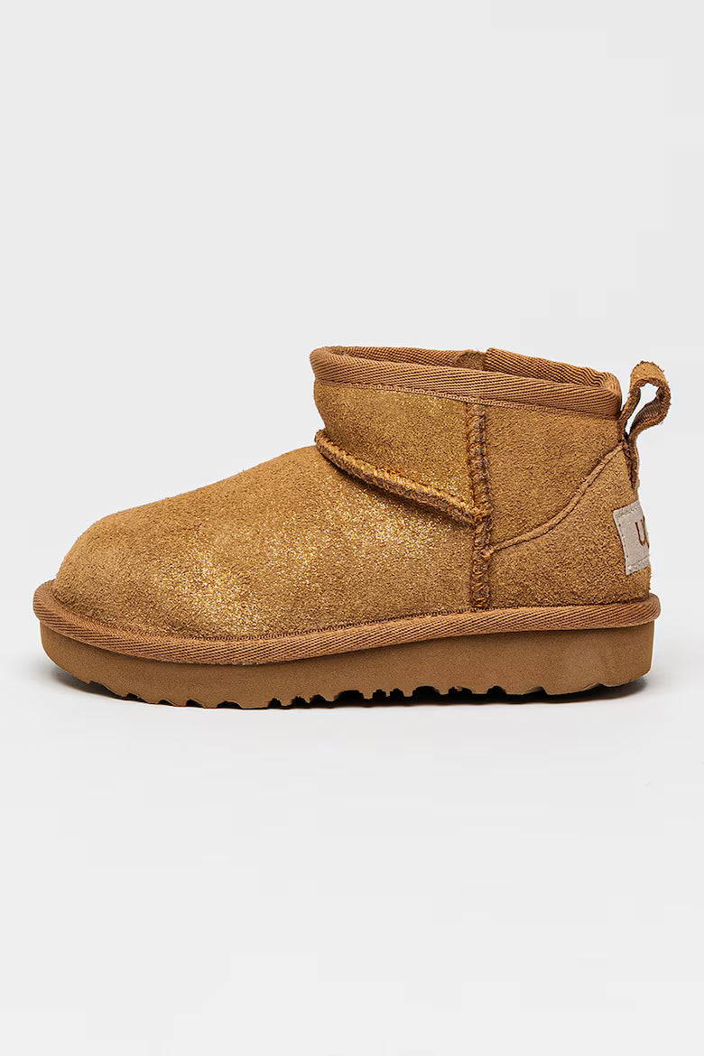 Ghete din piele intoarsa cu fermoar Dazzle UGG